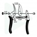 Lame + goupille pour Pradines P3/23 et P5/23