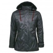 Veste de travail noire pour femme