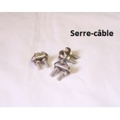 Lot de 10 serre-câble à étrier inox...