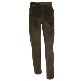 Pantalon en velours marron 