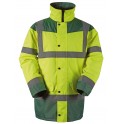 Parka haute visibilité imperméable et respirante