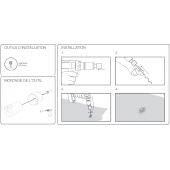 Outil d'installation clou d'ancrage (mandrin)