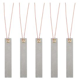 Lot de 50 étiquettes alu avec fil de cuivre