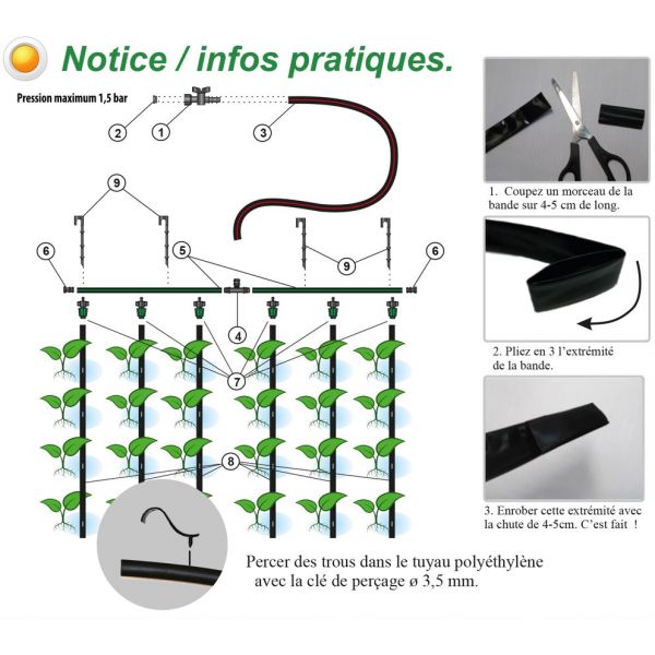 Kit d'outils d'échouage HVAC Outils d'extension de Togo