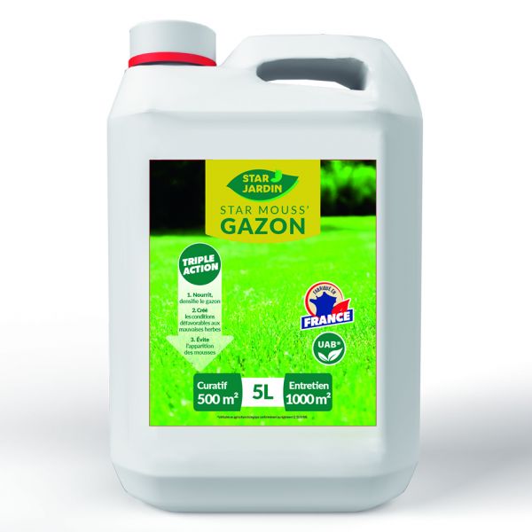 Engrais et anti-mousse pour gazon Supergreen 3,75 kg KB