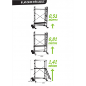 Echafaudage extérieur semi-pro