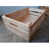 2 caisses en bois pour fruits/légumes