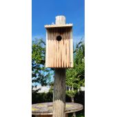 nichoirs en bois brûle