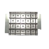 Presse-mottes inox grand modèle