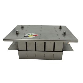 Presse-mottes inox grand modèle