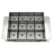 Presse-mottes inox grand modèle