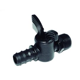 5 robinets Poritex, Ø16mm x filetage mâle 1/2"