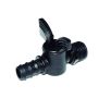 5 robinets Poritex, Ø16mm x filetage mâle 1/2"