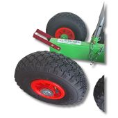 Siège de travail galvanisé sur roues