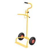 Diable porte poubelle et pot