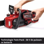 Tron&ccedil;onneuse sans fil 2x18V