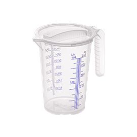 Couvercle PP pour mesure plastique gradu&eacute;e