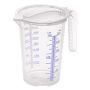 Couvercle PP pour mesure plastique gradu&eacute;e