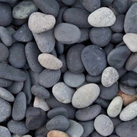 Bigbag beach pebbles noir galets 8/16mm