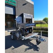 Remorque avec abaissement hydraulique