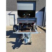 Remorque avec abaissement hydraulique