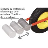 Tari&egrave;re brouette PF-400 90 tr/mn